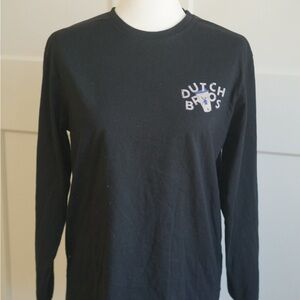 Dutch Bros Classic Black Long Sleeve Tee
